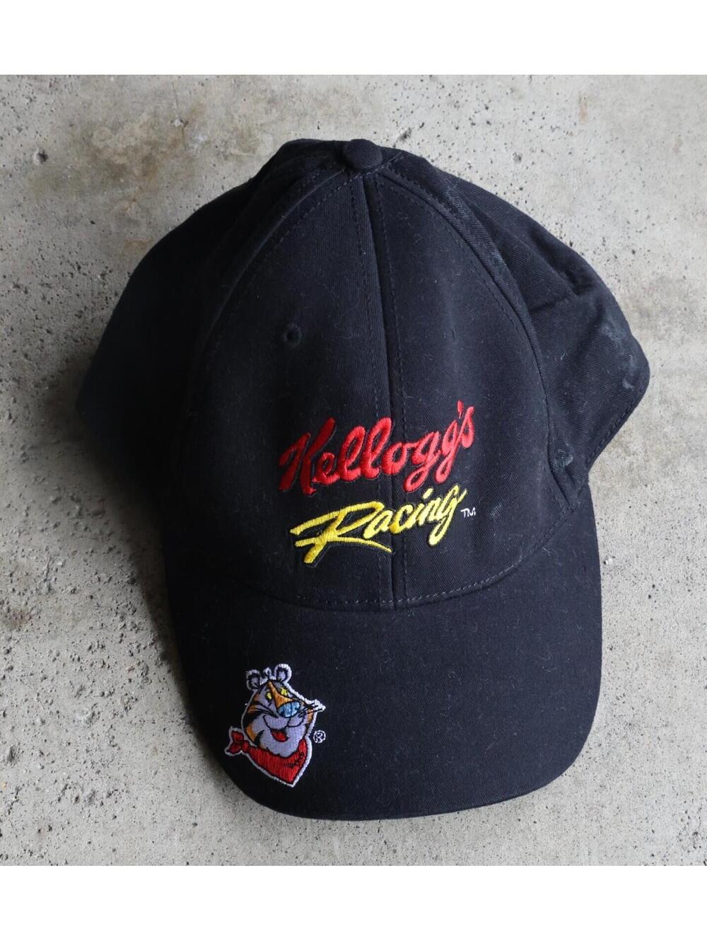 Kellogg’s Racing NASCAR Tony Tiger Strapback Hat Black K Products Cap